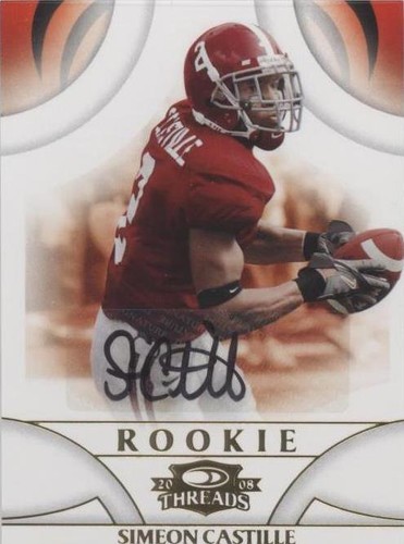 2008 Donruss Threads Simeon Castille #234