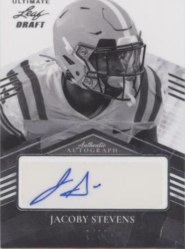 2021 Leaf Ultimate Draft JaCoby Stevens #PA-JS1