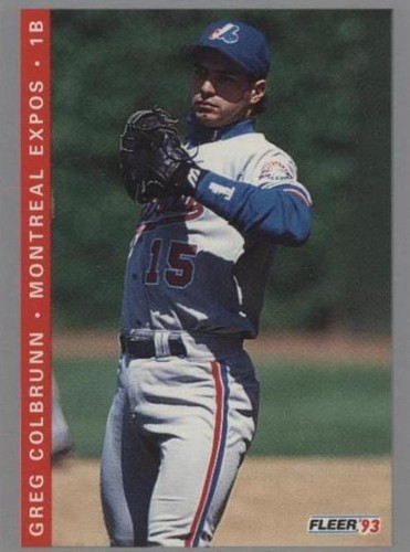 1993 Fleer Final Edition - Greg Colbrunn #F-91