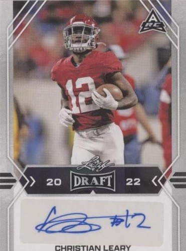 2022 Leaf Draft Christian Leary #BA-CL1