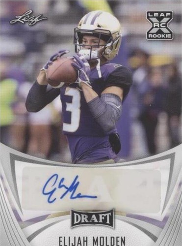 2021 Leaf Draft Elijah Molden #BA-EM3