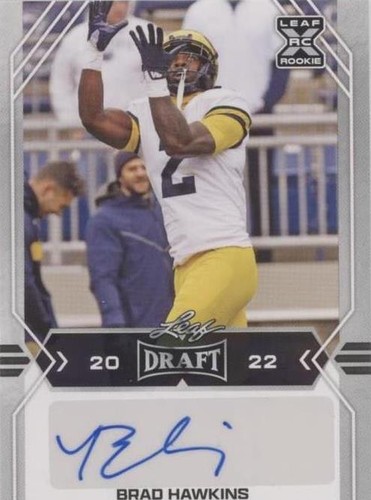 2022 Leaf Draft Brad Hawkins #BA-BH1