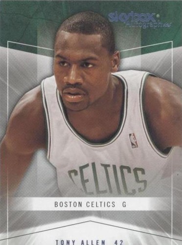 2004-05 Skybox Autographics - Tony Allen #87