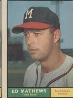 1961 Topps - Eddie Mathews #120