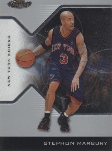2004-05 Topps Finest - Stephon Marbury #32