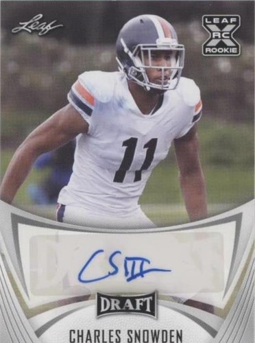 2021 Leaf Draft Charles Snowden #BA-CS2