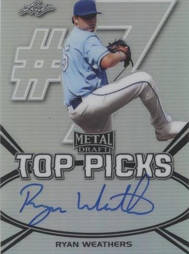 2018 Leaf Metal Draft - Ryan Weathers #TP-RW1