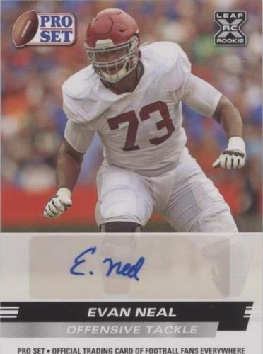 2022 Leaf Pro Set Draft Evan Neal #PSA-EN1