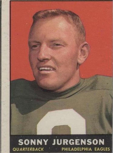 1961 Topps Sonny Jurgensen #95