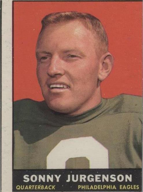 1961 Topps Sonny Jurgensen #95