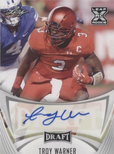 2021 Leaf Draft Troy Warner #BA-TW2