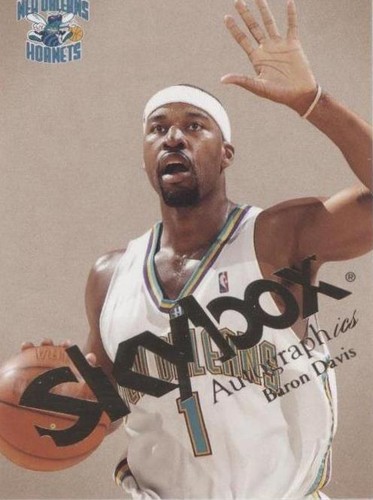 2003-04 Skybox Autographics - Baron Davis #45