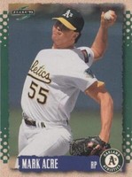1995 Score - Mark Acre #501