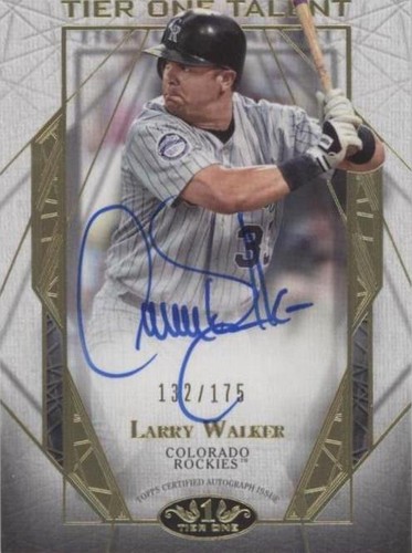 2022 Topps Tier One - Larry Walker #T1TA-LW