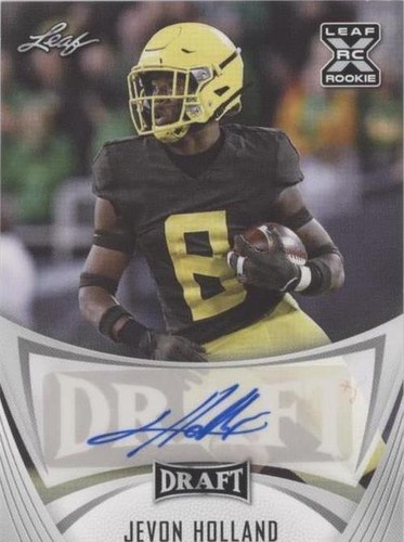 2021 Leaf Draft Jevon Holland #BA-JH2