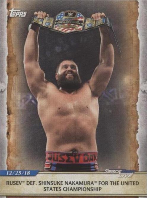 2020 Topps WWE Road to Wrestlemania - Rusev #77