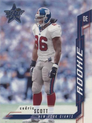 2001 Leaf Rookies & Stars Cedric Scott #158