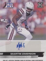 2022 Leaf Pro Set Draft Martin Emerson #PSA-ME1