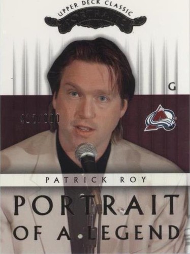 2003-04 Upper Deck Classic Portraits - Patrick Roy #127