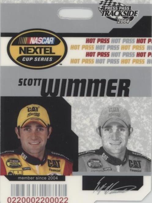2004 Press Pass Trackside - Scott Wimmer #HP 19