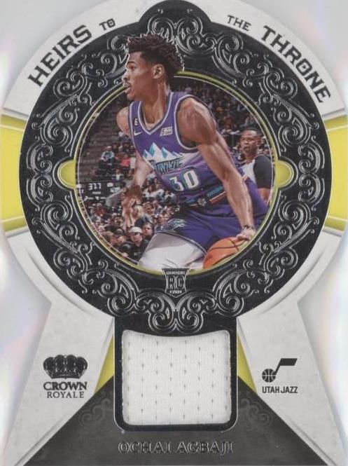 2022-23 Panini Crown Royale - Ochai Agbaji #HT-OAJ