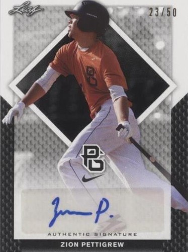 2016 Leaf Perfect Game National Showcase - Zion Pettigrew #BA-120