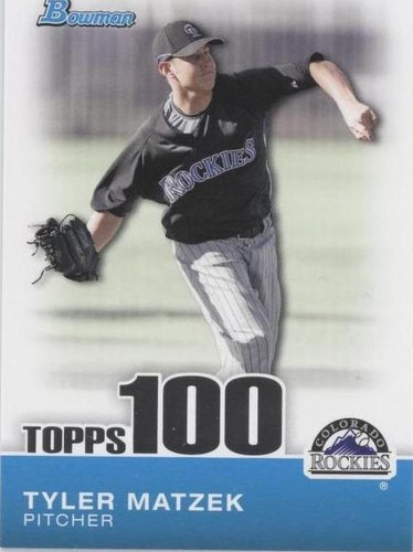 2010 Bowman - Tyler Matzek #TP8