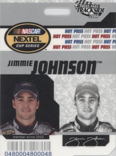 2004 Press Pass Trackside - Jimmie Johnson #HP 9