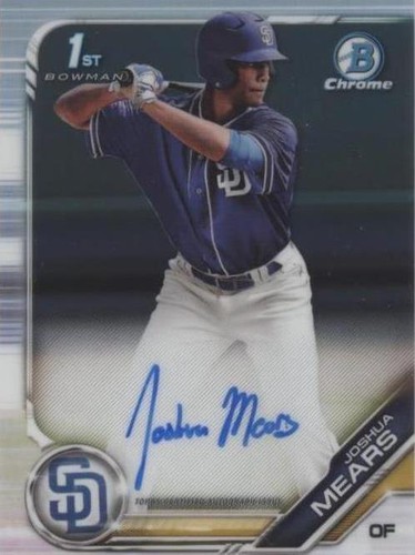 2019 Bowman Draft - Joshua Mears #CDA-JM