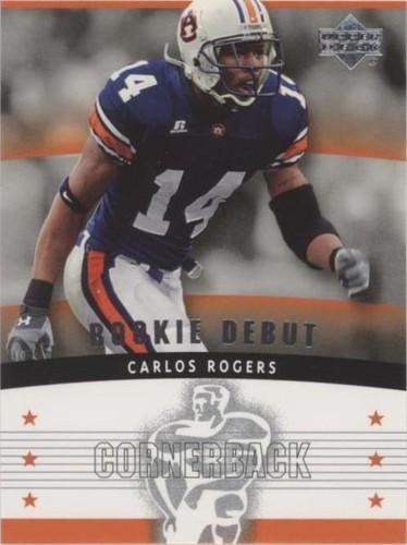2005 Upper Deck Rookie Debut Carlos Rogers #160