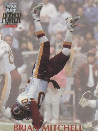 1992 Pro Set Power Brian Mitchell #231