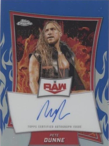 2025 Topps Chrome WWE - Pete Dunne #RBA-PET