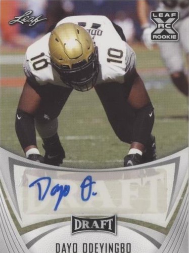 2021 Leaf Draft Dayo Odeyingbo #BA-DO1