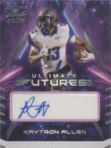 2022 Leaf Ultimate Draft Kaytron Allen #UF-KA1