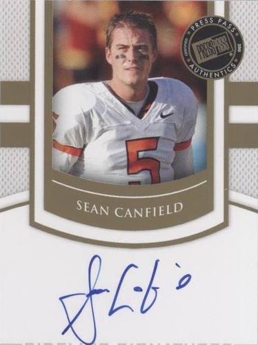 2010 Press Pass Portrait Edition Sean Canfield #SS-SC