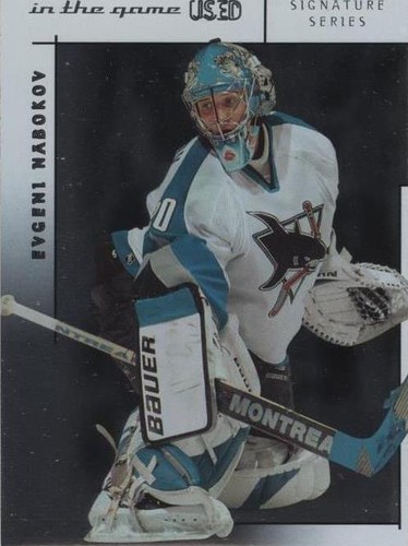 2003-04 In the Game-Used Signature Series - Evgeni Nabokov #88