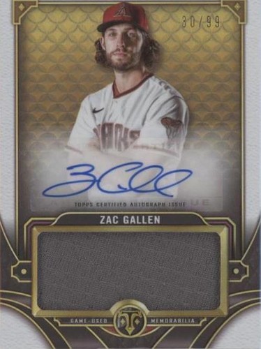 2022 Topps Triple Threads - Zac Gallen #ASJR-ZG