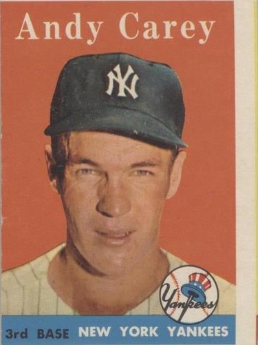 1955 TOPPS #20 ANDY CAREY VG+ YANKEES *X15734 | eBay