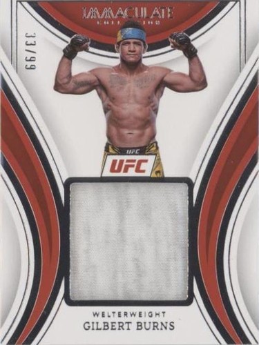 2023 Panini Immaculate Collection UFC - Gilbert Burns #RM-GBN
