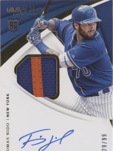 2018 Panini Immaculate Collection - Tomas Nido #26