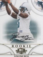 2008 Donruss Threads Davone Bess #175