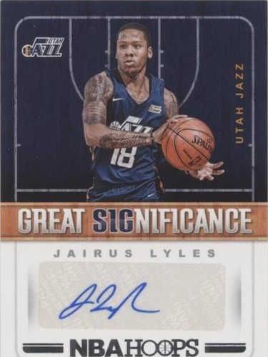 2018-19 Panini NBA Hoops - Jairus Lyles #GS-JLS