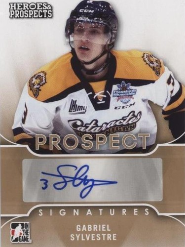 2015-16 Leaf In the Game Heroes & Prospects - Gabriel Sylvestre #PS-GS1