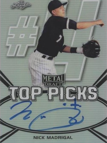 2018 Leaf Metal Draft - Nick Madrigal #TP-NM1