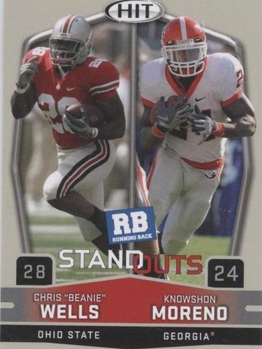 2009 SAGE Hit Chris Wells Knowshon Moreno #53