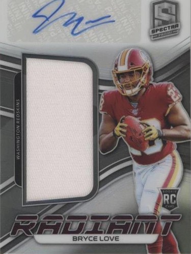 2019 Panini Spectra Bryce Love #RRPS-13