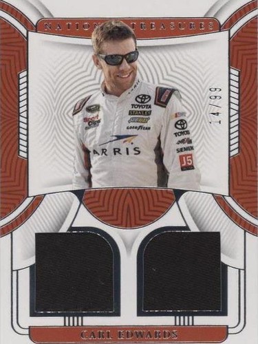 2023 Panini National Treasures - Carl Edwards #DRU-CED
