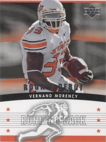 2005 Upper Deck Rookie Debut Vernand Morency #131