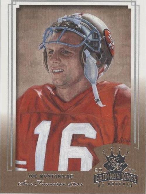 Donruss Gridiron Kings Joe Montana 2003 #165