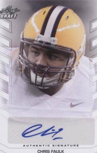 2013 Leaf Draft Chris Faulk #BA-CF1
